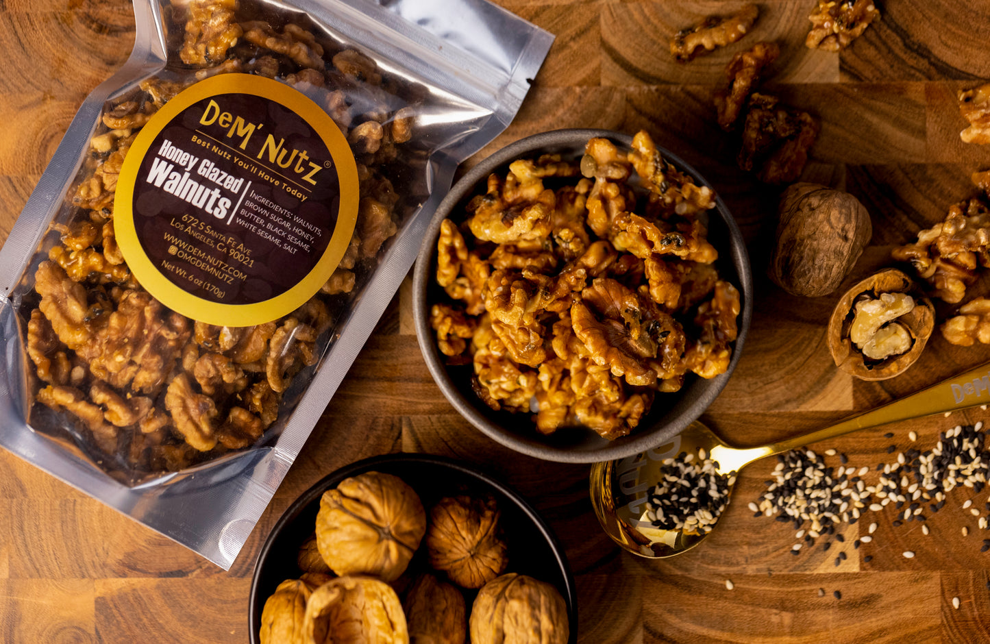 Honey Glazed Walnuts