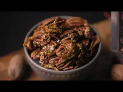 Spicy Honey Pecans